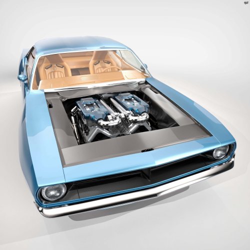 Got A Bugatti W16 Lying Around? A Designer Has The Perfect ‘Cuda For It