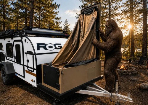 Most Small Campers Skip The Bathroom, This One Pops It Out