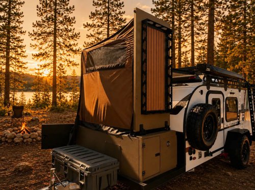 Most Small Campers Skip The Bathroom, This One Pops It Out