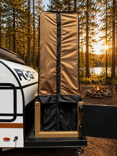 Most Small Campers Skip The Bathroom, This One Pops It Out