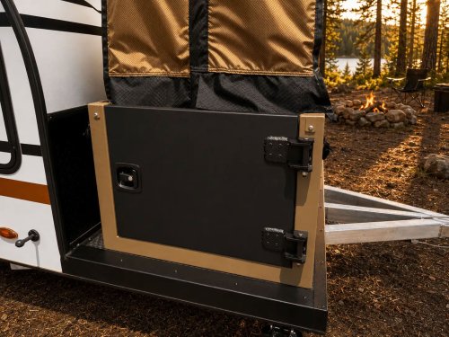 Most Small Campers Skip The Bathroom, This One Pops It Out