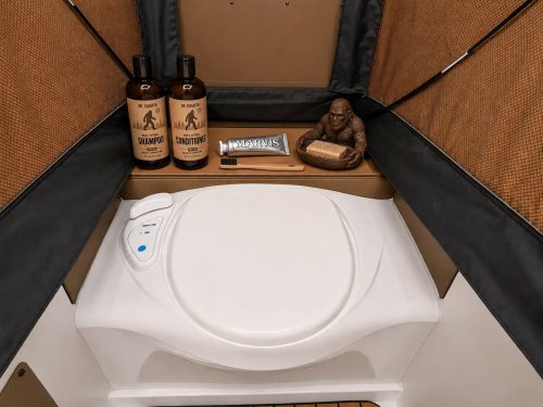 Most Small Campers Skip The Bathroom, This One Pops It Out
