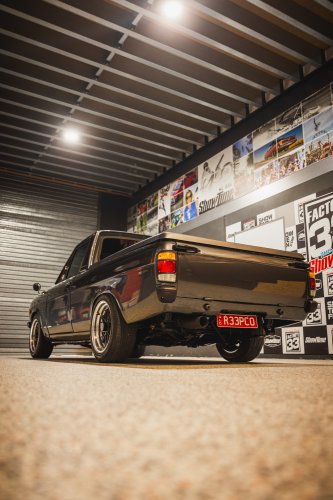 This Scruffy Little Datsun 1200 Pickup Hides A Turbocharged Nissan Engine