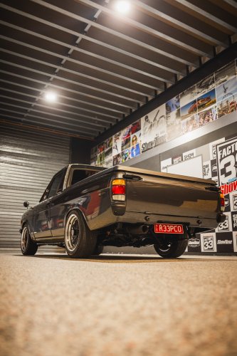 Nissan, This Scruffy Little Datsun 1200 Pickup Hides A Turbocharged Nissan Engine