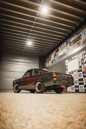 This Scruffy Little Datsun 1200 Pickup Hides A Turbocharged Nissan Engine