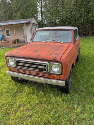 Scout, A Rusty Scout II V8 Just Sold For $10 On Bring A Trailer