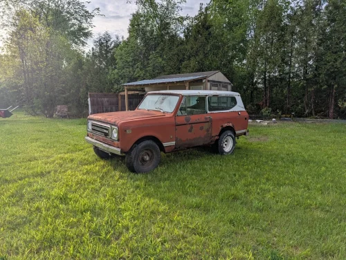 A Rusty Scout II V8 Just Sold For $10 On Bring A Trailer