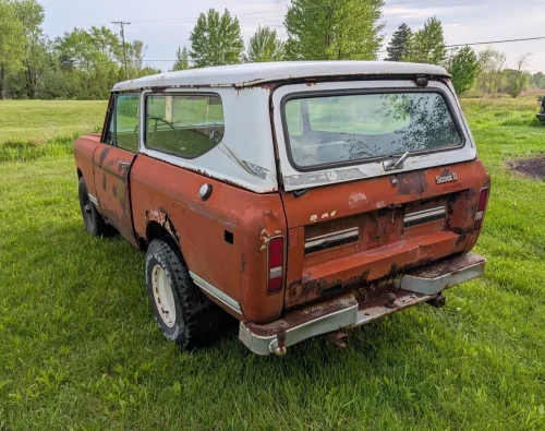 Scout, A Rusty Scout II V8 Just Sold For $10 On Bring A Trailer
