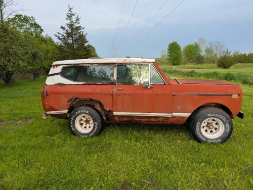 A Rusty Scout II V8 Just Sold For $10 On Bring A Trailer