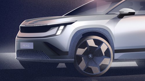 Skoda’s Three-Row EV Brings 373 Miles To The Kia EV9 Fight