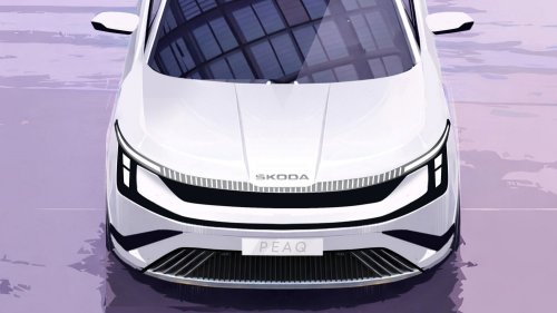 Skoda’s Three-Row EV Brings 373 Miles To The Kia EV9 Fight