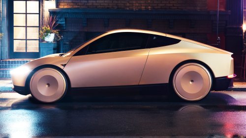 A Tesla Robotaxi Got Boxed In By Bollards, So It Bulldozed Its Way Out