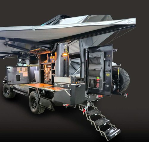This Land Cruiser Camper Sleeps Four And Hides A Shower Cubicle