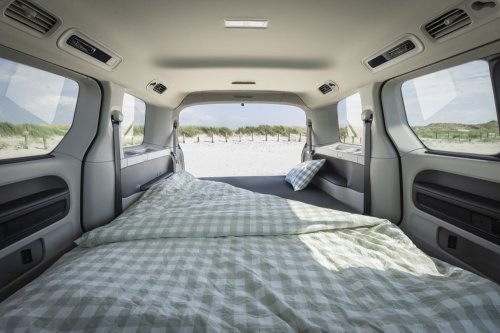 VW’s $3K ID.Buzz Camping Kit Adds A Bed And Runs The A/C For Two Full Days