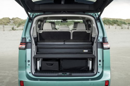 VW’s $3K ID.Buzz Camping Kit Adds A Bed And Runs The A/C For Two Full Days
