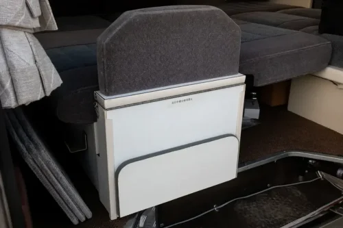 This $18K Toyota Van Hides A Private Bathroom With A Shower In The Back