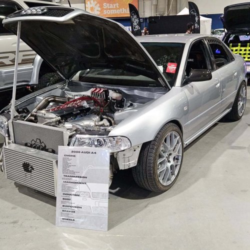 This Audi A4’s Fix For Turbo Lag Was A 320-Pound Airplane Turbine