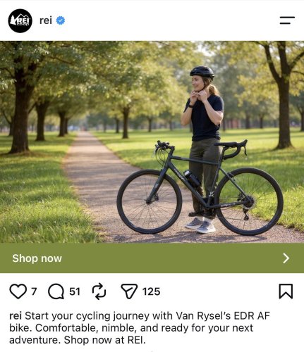 Meta’s AI Gave An REI Bike Ad Two Sets Of Handlebars, And Nobody Caught It For A Week