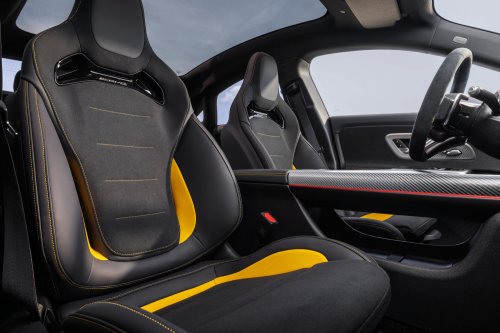 Mercedes-AMG CLA 45 EV Debuts With 3 Motors, 671 HP And A Vibrator