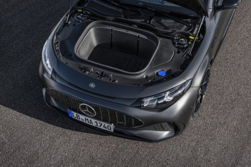 Mercedes-AMG CLA 45 EV Debuts With 3 Motors, 671 HP And A Vibrator