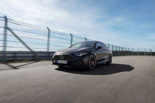 Mercedes-AMG CLA 45 EV Debuts With 3 Motors, 671 HP And A Vibrator