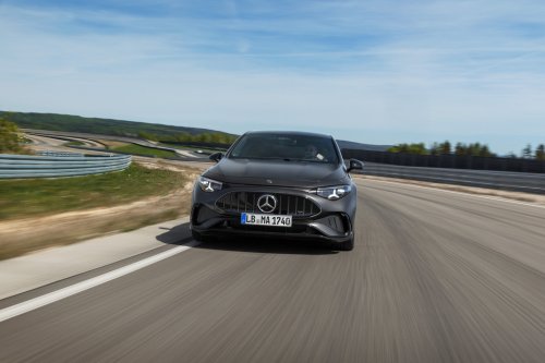 Mercedes-AMG CLA 45 EV Debuts With 3 Motors, 671 HP And A Vibrator