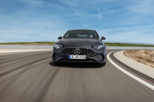 Mercedes-AMG CLA 45 EV Debuts With 3 Motors, 671 HP And A Vibrator