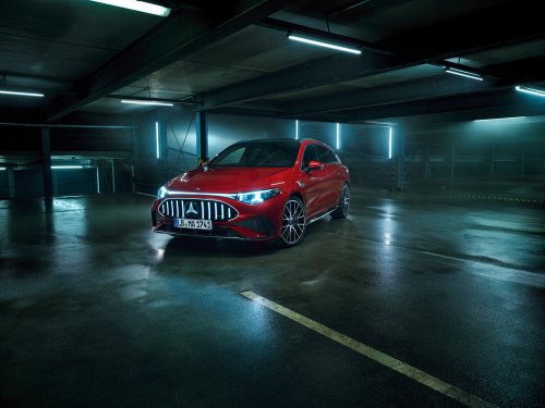 Mercedes, Mercedes-AMG CLA 45 EV Debuts With 3 Motors, 671 HP And A Vibrator
