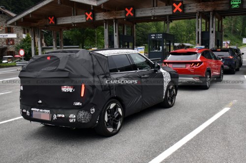 Redesigned Hyundai Tucson Spied Alongside The Current Model