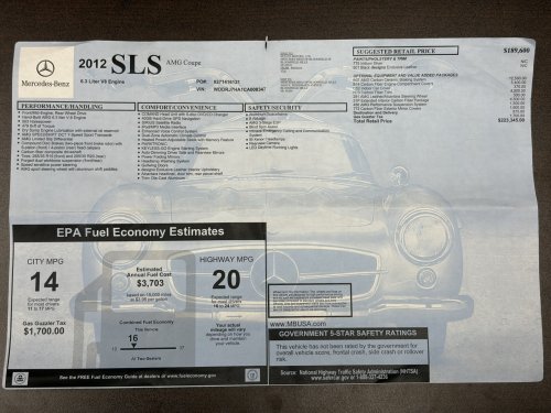 People Called This $775,000 SLS AMG Bid A Fat-Finger, Until The Wire Cleared