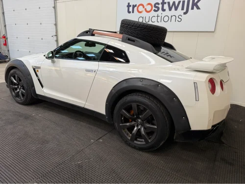 Someone Lifted A Nissan GT-R, Bolted A Spare To The Roof, And Called It An Off-Roader