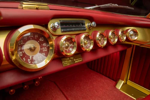 This 1955 Cadillac Elegante Concept Wears Gold Like It’s Load-Bearing