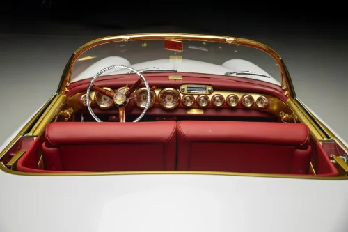 This 1955 Cadillac Elegante Concept Wears Gold Like It’s Load-Bearing