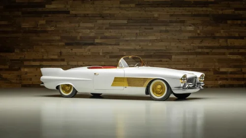Cadillac, This 1955 Cadillac Elegante Concept Wears Gold Like It’s Load-Bearing