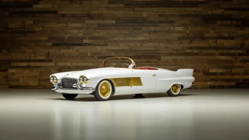 Cadillac, This 1955 Cadillac Elegante Concept Wears Gold Like It’s Load-Bearing
