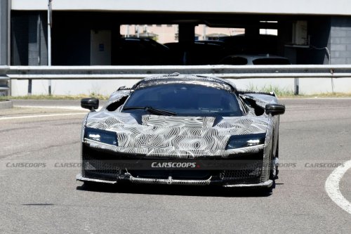 Ferrari, Ferrari F80 Convertible Spied Wearing A Cap To Hide Its Roof