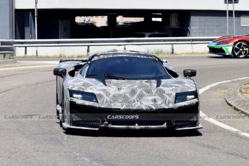 Ferrari F80 Convertible Spied Wearing A Cap To Hide Its Roof