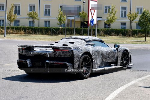 Ferrari F80 Convertible Spied Wearing A Cap To Hide Its Roof