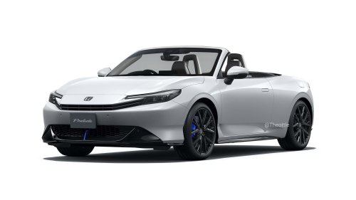 Honda, This Prelude Convertible Render Answers A Question Honda Never Asked