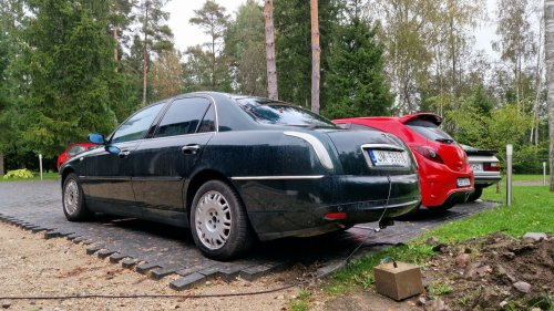 This Lancia Was Built For Italian Politicians, Now It Sleeps Two In A Field