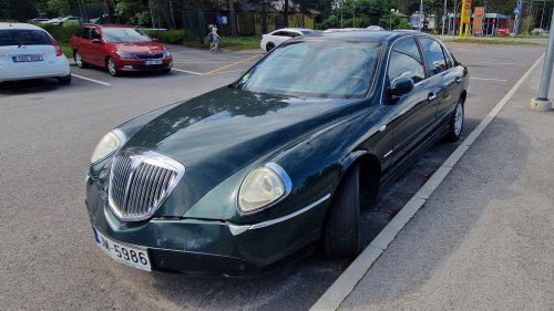 Lancia, This Lancia Was Built For Italian Politicians, Now It Sleeps Two In A Field