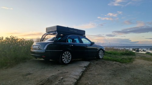This Lancia Was Built For Italian Politicians, Now It Sleeps Two In A Field