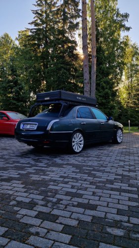 This Lancia Was Built For Italian Politicians, Now It Sleeps Two In A Field