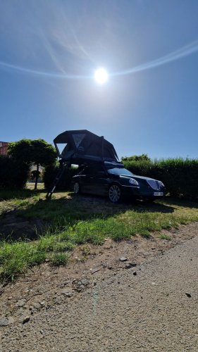 This Lancia Was Built For Italian Politicians, Now It Sleeps Two In A Field