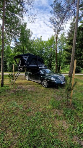 This Lancia Was Built For Italian Politicians, Now It Sleeps Two In A Field