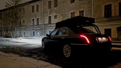 This Lancia Was Built For Italian Politicians, Now It Sleeps Two In A Field