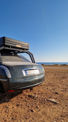 This Lancia Was Built For Italian Politicians, Now It Sleeps Two In A Field