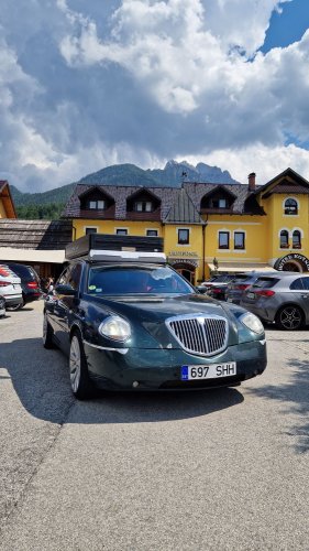This Lancia Was Built For Italian Politicians, Now It Sleeps Two In A Field