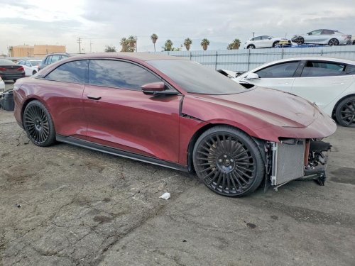 Lucid, Shaq’s Custom Lucid Air Coupe Crashed With Fewer Than 3,000 Miles On It