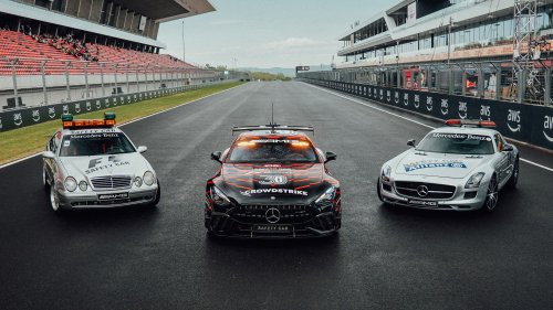 F1’s New Safety Car Ditched The Roof Lightbar For Something Smarter